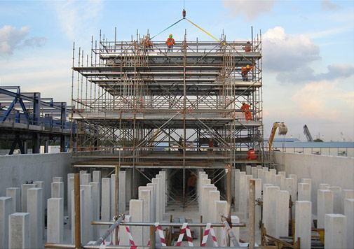 field erected cooling tower